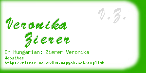 veronika zierer business card